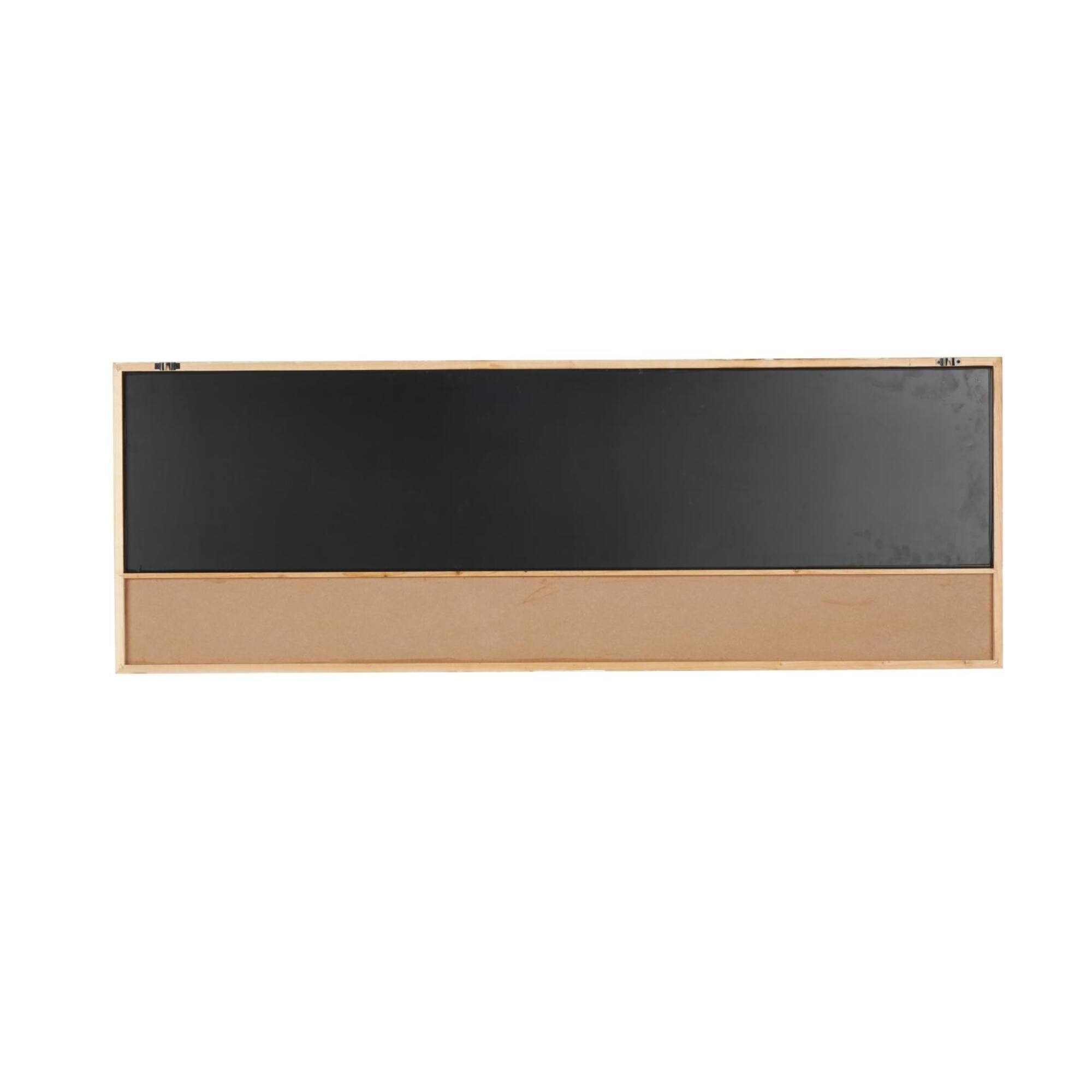 67" x 26" Brown Wood Wall Mirror with Mosaic Edge
